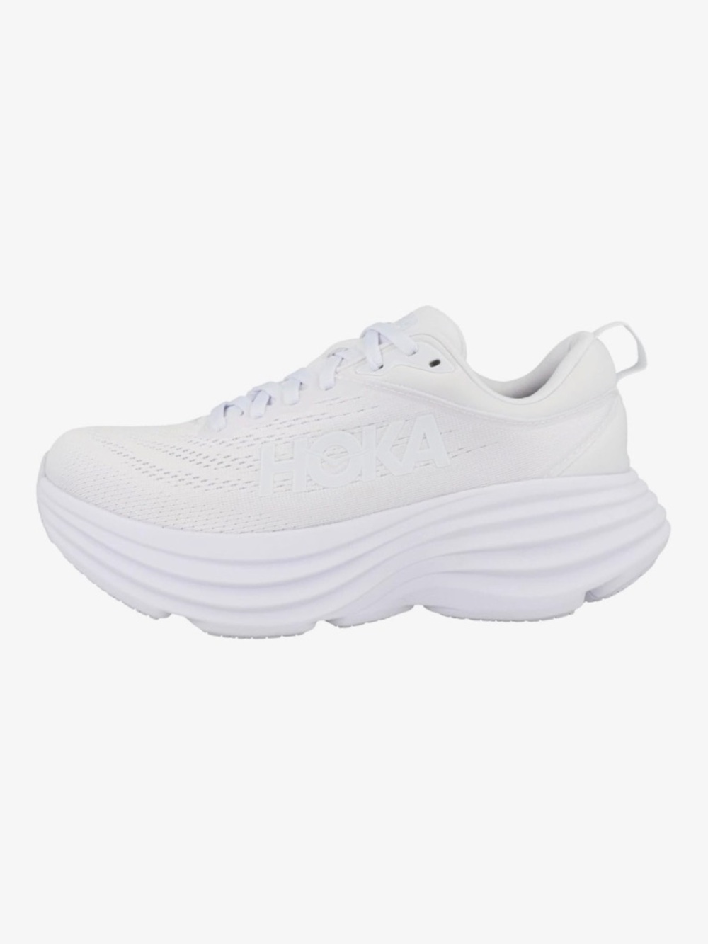 Hoka Bondi 8 Women's All-White Sneaker